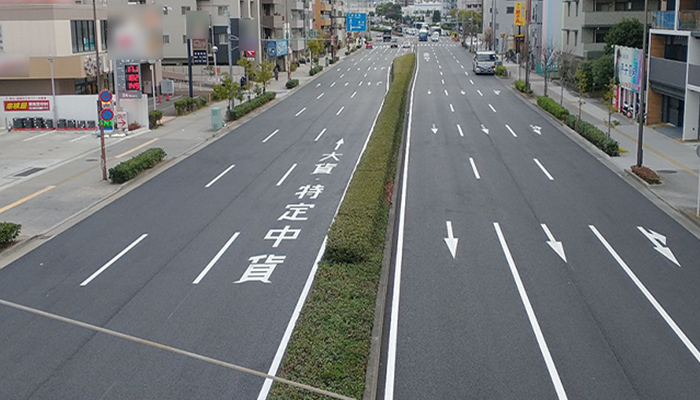 国道14号線舗装工事（ICT施工）